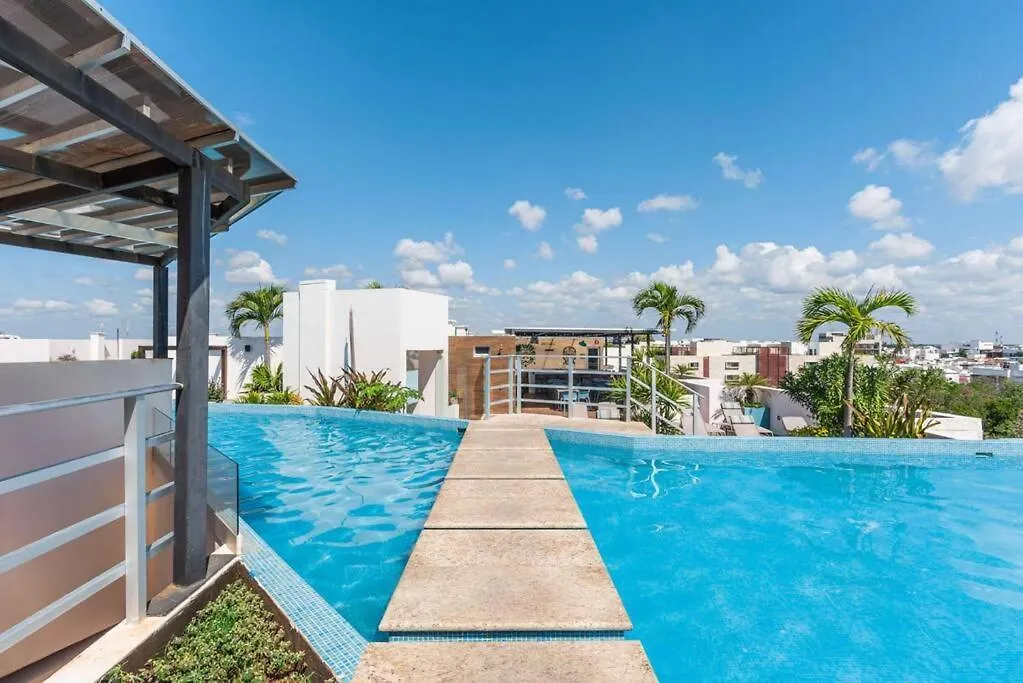 شقة Luxury Condo, Hab Privada 100Mb Ac Gym Pool Cine بلايا ديل كارمن